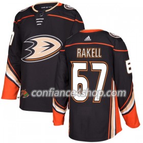 Adidas Maillot de Hockey Anaheim Ducks Rickard Rakell 67 2017-2018 Noir Authentic - Homme